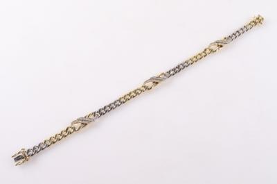 Brillantarmband zus. ca 0,35 ct - Arte, antiquariato e gioielli