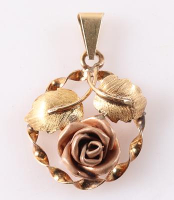 Anhänger Rose - Schmuck und Uhren