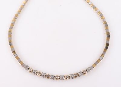 Brillant Collier zu. 1,73 ct (grav.) - Gioielli, arte e antiquariato