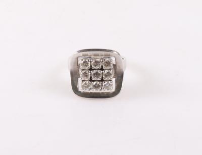 Brillant Damenring zus. 0,98 ct (grav.) - Jewellery, Works of Art and art