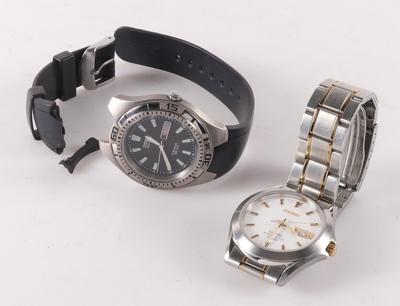 2 Armbanduhren, "Citizen"/ "Seiko" - Jewellery and watches