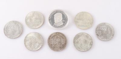 Konvolut Silbermünzen (8) - Klenoty a Hodinky