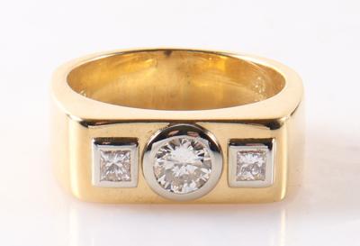 Brillant-Diamantring zus. ca. 0,80 ct - Gioielli e orologi