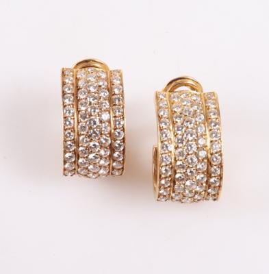Brillant Ohrclips zus. ca. 4,00 ct - Jewellery and watches