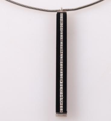 Brillant Onyx Collier - Klenoty a Hodinky