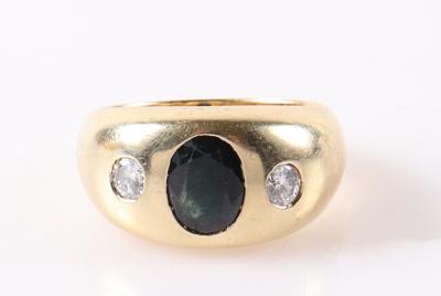 Brillant Saphir Ring - Schmuck und Uhren