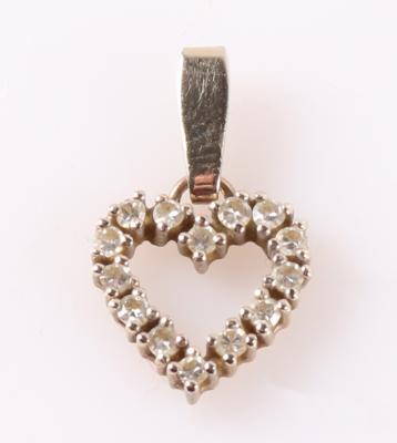 Diamant Herzanhänger - Jewellery and watches