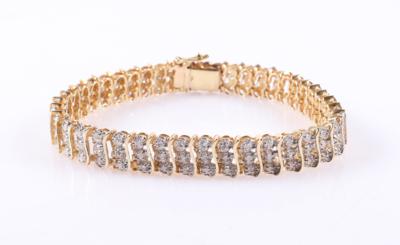 Brillant Armband zus. ca. 3,20 ct - Jewellery and watches