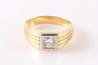 Brillant Ring ca. 0,35 ct - Jewellery and watches