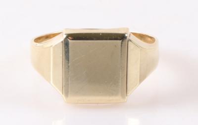 Ring ungravierte Platte - Jewellery and watches