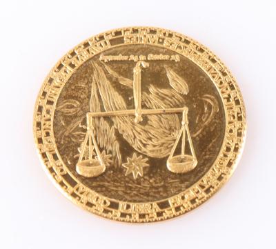 Sternzeichen Medaille "Waage" - Klenoty a Hodinky