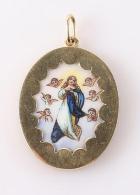 Anhänger "Hl. Maria mit Engeln" - Schmuck und Uhren
