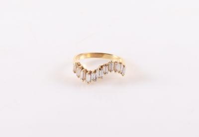 Diamant Ring zus. ca.0,60 ct - Jewellery and watches