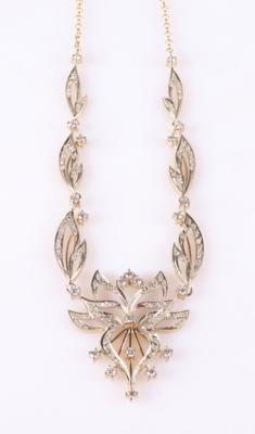 Brillantcollier zus. ca. 2,50 ct - Schmuck und Uhren