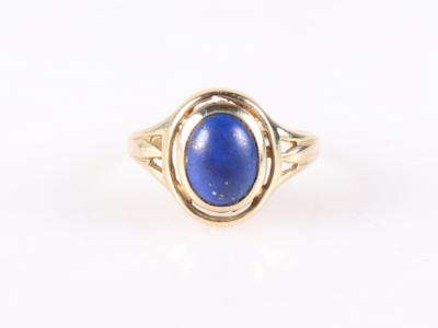Lapis Lazuli (beh.) Ring, - Schmuck und Uhren