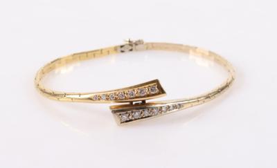 Brillant Armband zus. 0,42 ct (grav.) - Spring auction jewelry and watches