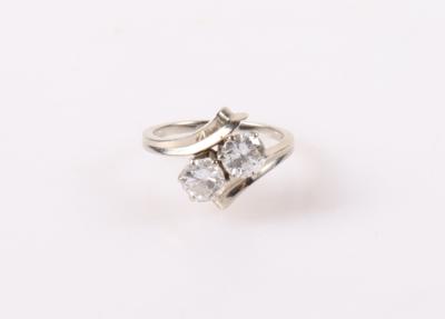 Brillant Damenring zus. ca. 1,15 ct - Spring auction jewelry and watches