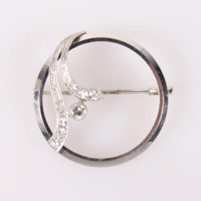 Brillant/Diamant Brosche - Spring auction jewelry and watches
