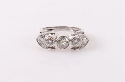 Brillant/Diamant Damenring zus. ca. 1,35 ct - Spring auction jewelry and watches