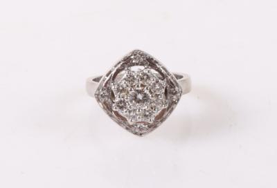 Brillantring zus. ca. 0,85 ct - Spring auction jewelry and watches