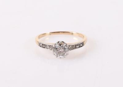 Diamant Damenring zus. ca. 0,75 ct - Spring auction jewelry and watches