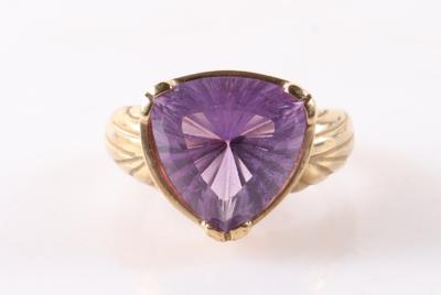 Amethyst Damenring - Schmuck und Uhren