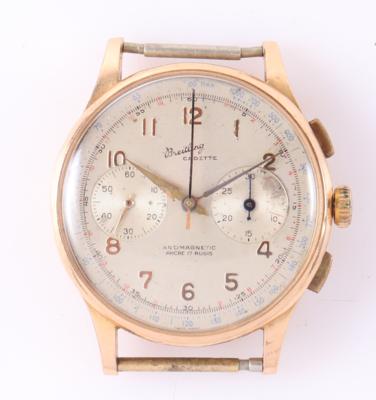 Breitling Cadette Chronograph ca. 1950 - Klenoty a Hodinky