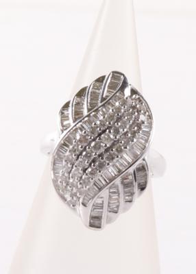 Brillant Diamant Damenring zus. 1,74 ct (grav.) - Gioielli e orologi