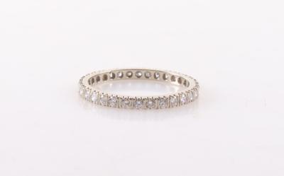 Brillant Memoryring zus. ca. 1,00 ct - Jewellery and watches