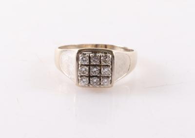 Brillantring zus. ca. 0,35 ct - Schmuck und Uhren