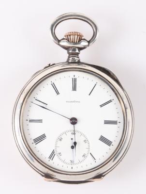 Deutsche Anker-Uhr Glashütte Taschenuhr um 1900 - Klenoty a Hodinky