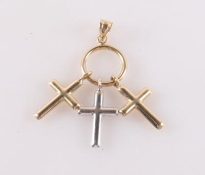 3-teiliger Anhänger "Kreuz" - Jewellery and watches