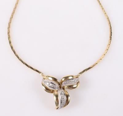 Brillant Collier zus. ca. 0,30 ct - Gioielli e orologi