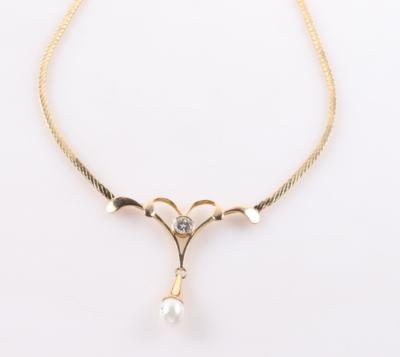 Brillantsolitärcollier ca. 0,65 ct - Klenoty a Hodinky