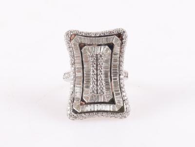 Brillant Diamant Ring zus. ca. 3,70 ct - Jewellery and watches