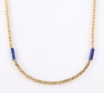 Königshalskette mit Lapislazuli Zwischenteilen - Frühlingsauktion II Schmuck und Uhren