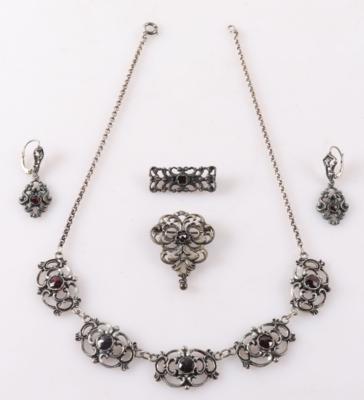 Granat Damenschmuckgarnitur (5) - Jewellery and watches
