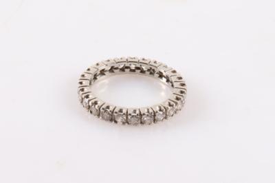Diamant Memoryring zus. ca. 1,40 ct - Jewellery and watches