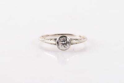 Diamantsolitärring ca. 0,70 ct - Schmuck und Uhren