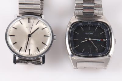 2 Armbanduhren "Seiko"/"Doxa" - Jewellery and watches