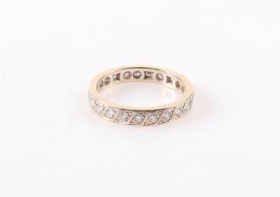 Memoryring zus. ca. 0,70 ct - Jewellery and watches