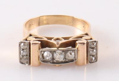 Diamant Damenring zus. ca. 0,35 ct - Jewellery and watches