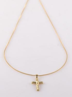 Kreuzanhänger an Halskette (2) - Schmuck und Uhren