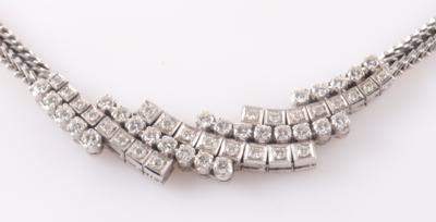 Brillantcollier zus. ca. 2,00 ct - Schmuck und Uhren