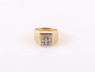 Brillantring zus. ca. 0,49 ct - Schmuck und Uhren