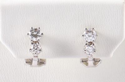 Brillantohrclips zus ca. 0,70 ct - Schmuck und Uhren