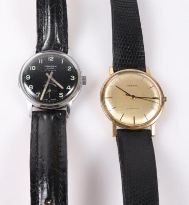 2 Armbanduhren, "Oriosa/ Marvin" - Gioielli e orologi