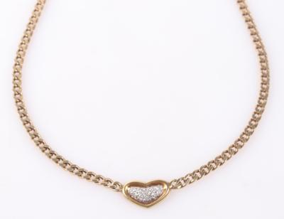 Brillantcollier "Herz" - Schmuck und Uhren