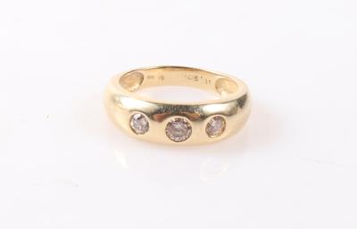 Brillant Ring zus. ca.0,50 ct - Jewellery and watches