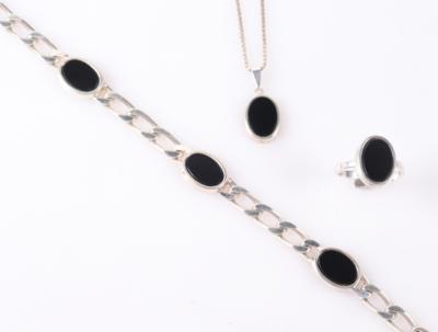 Onyx Damenschmuckgarnitur (4) - Schmuck und Uhren